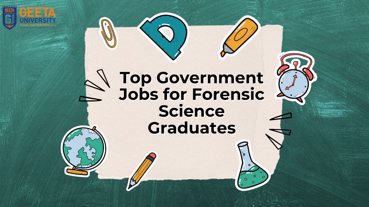 top government jobs for forensic science graduates