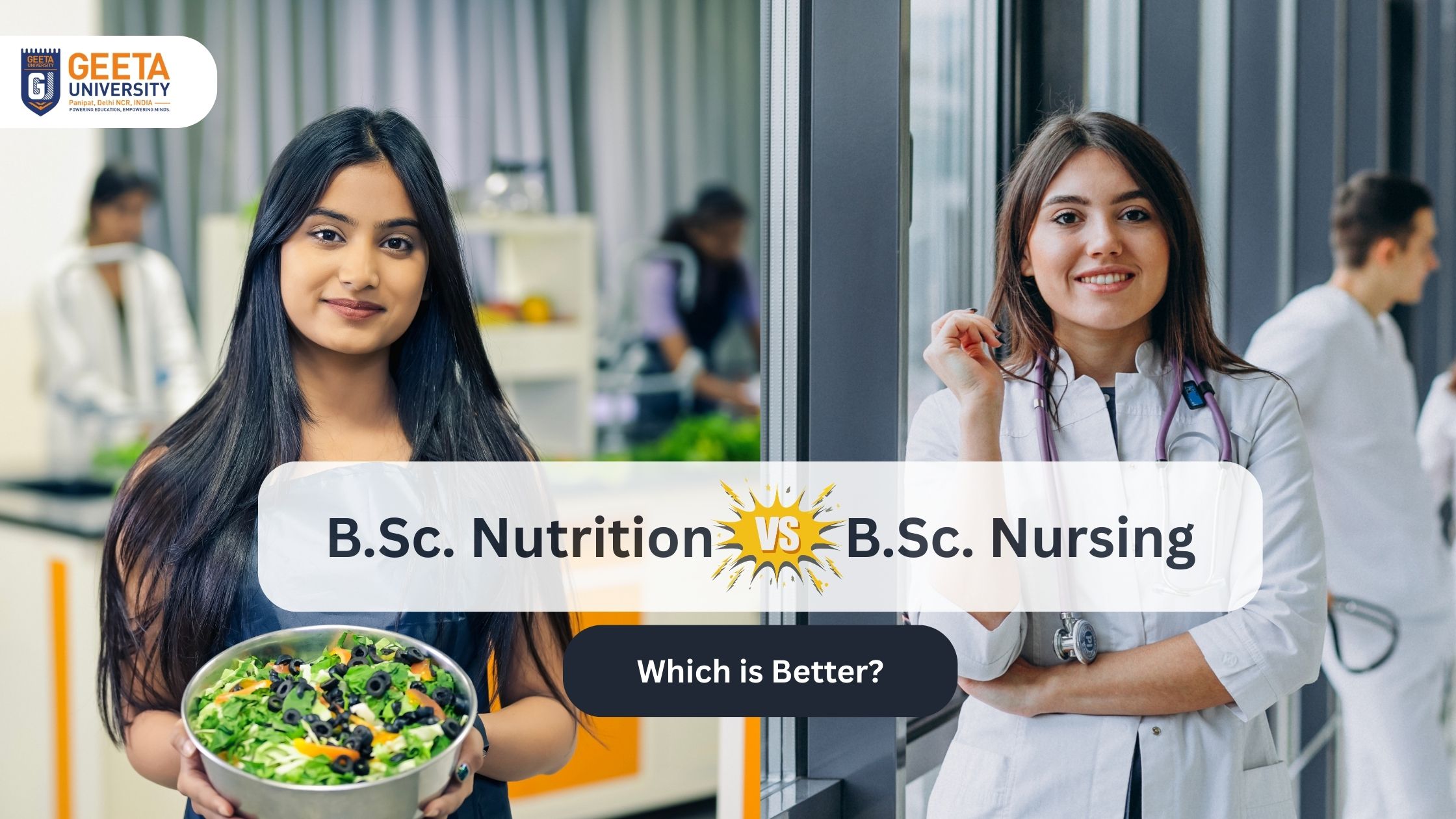 Career options after B.Sc. Nutrition vs. B.Sc. Nursing