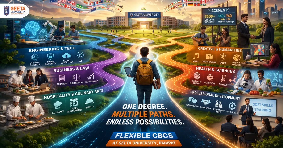 Geeta University’s Flexible CBCS