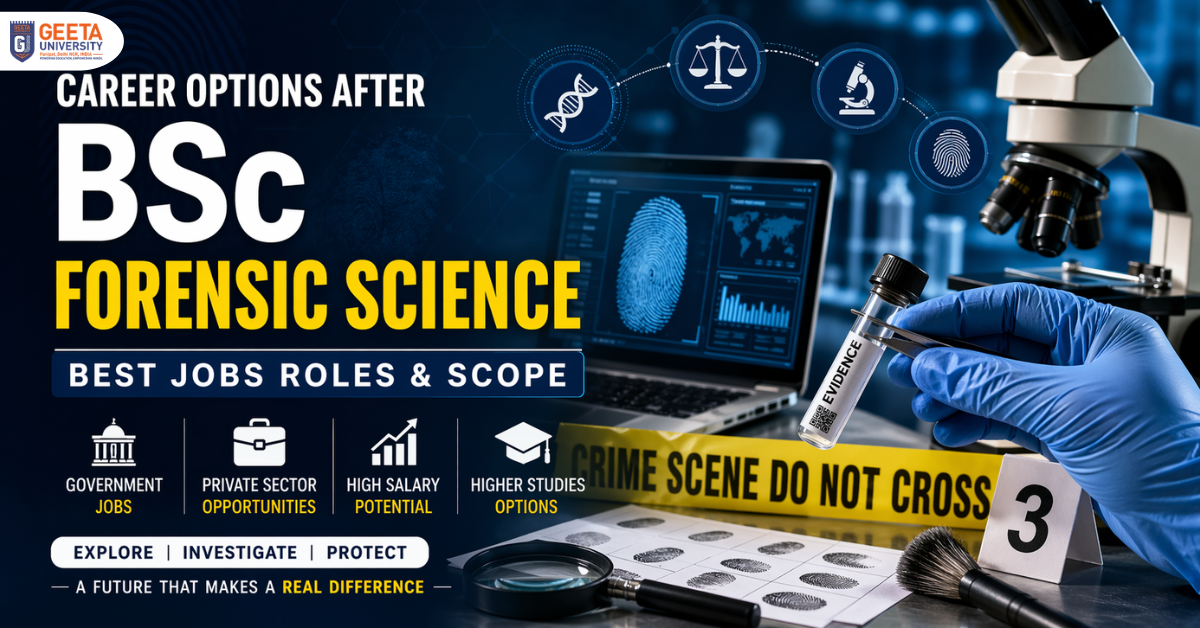 Career Options After BSc Forensic Science