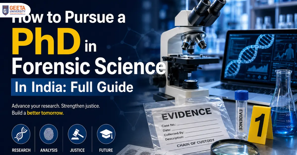 How to Pursue a PhD in Forensic Science