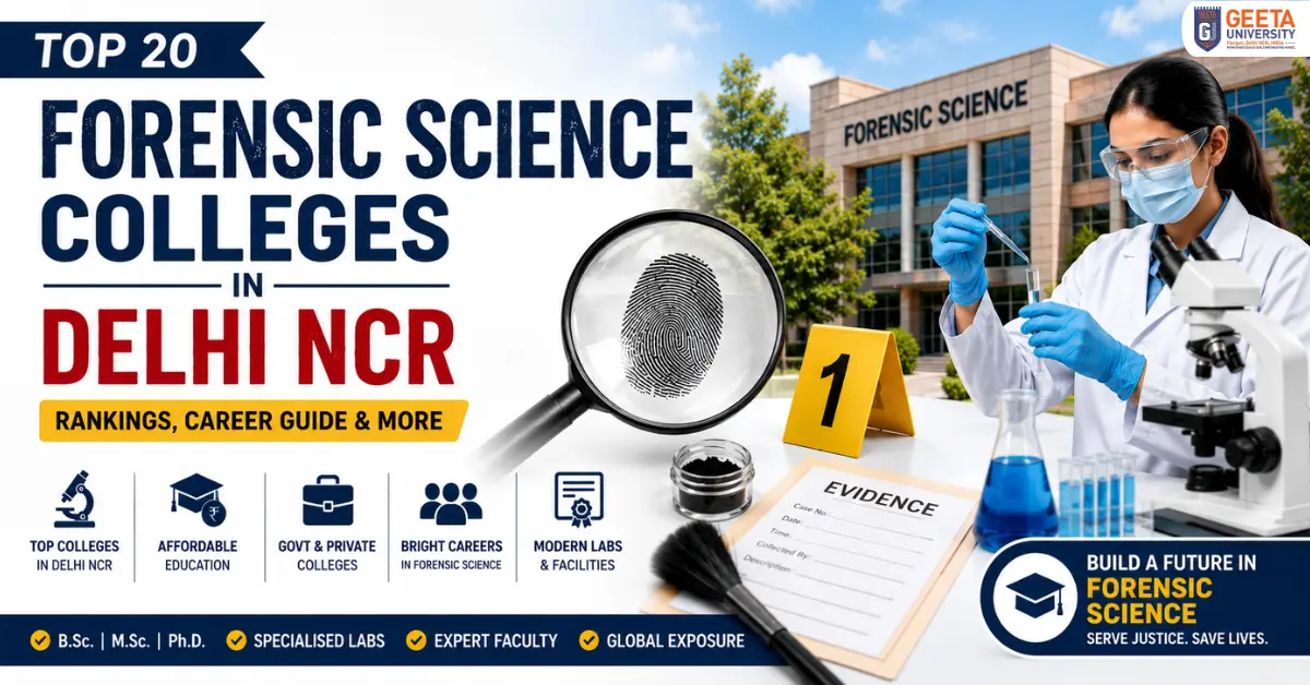 Top Forensic Science Colleges in Delhi 2026: Rankings, Fees & Career Guide