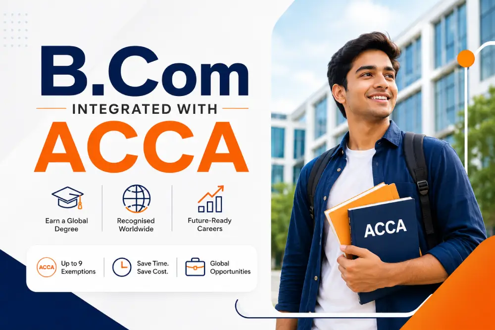B.Com integrated with ACCA