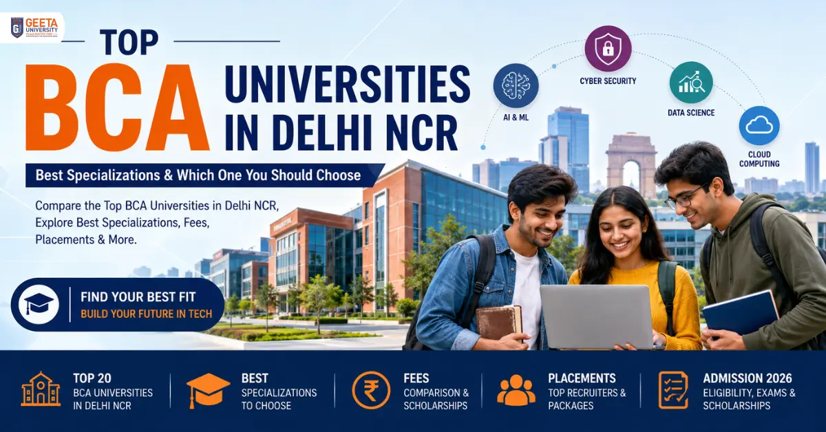 Best BCA Universities in Delhi NCR