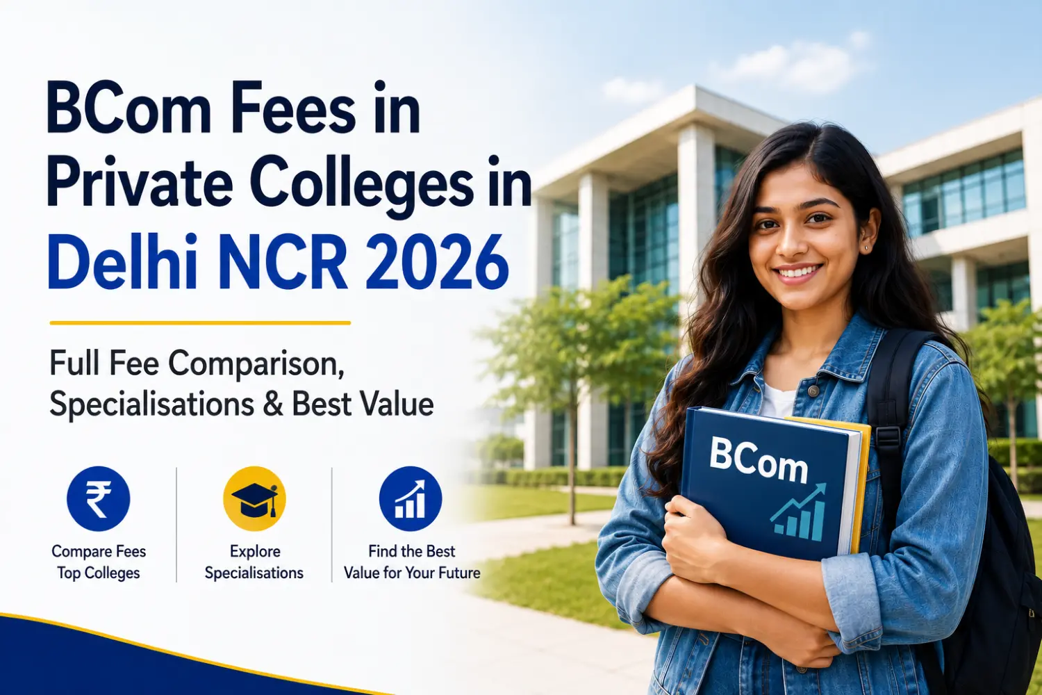 BCom fees in private colleges
