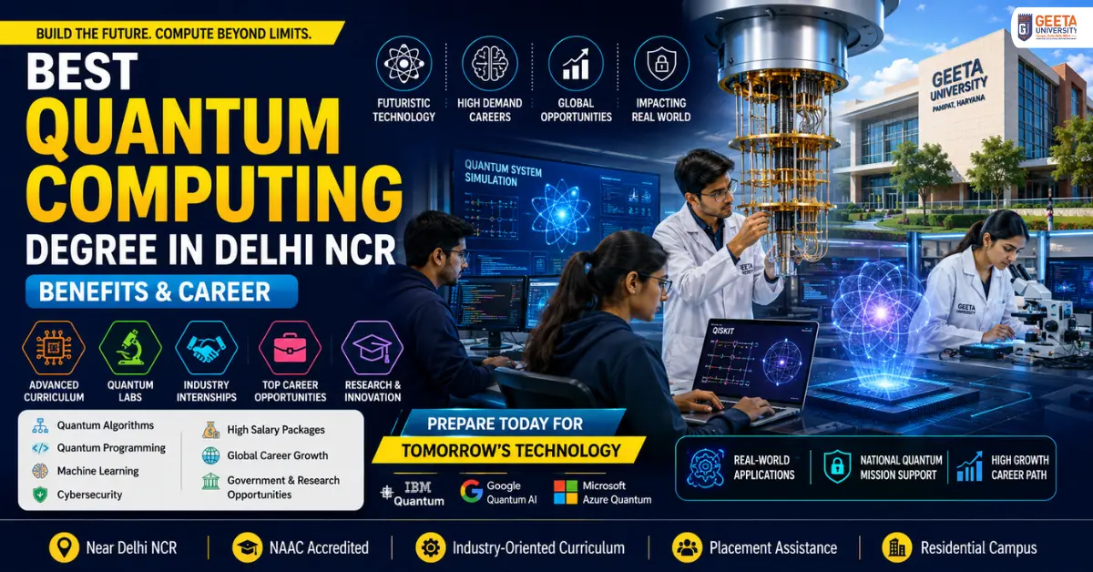 Best Quantum Computing degree in Delhi NCR | Benefits & Career Options