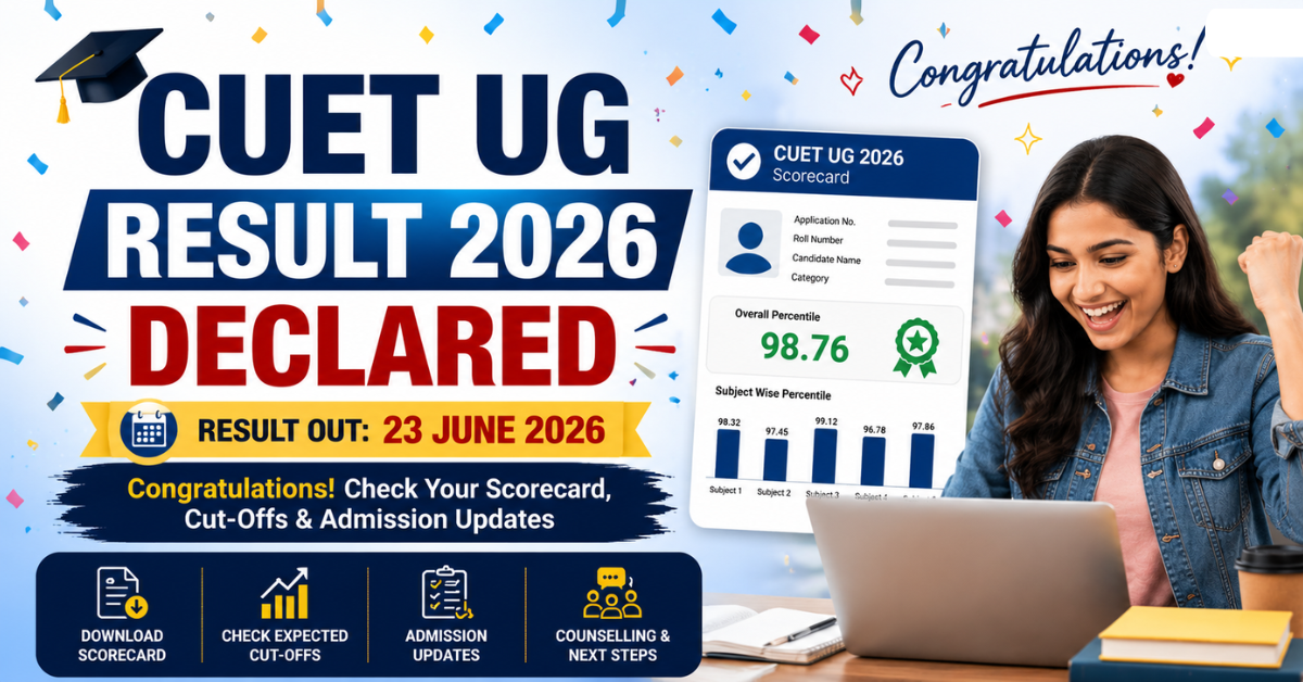 CUET UG Result 2026 - Check on official website