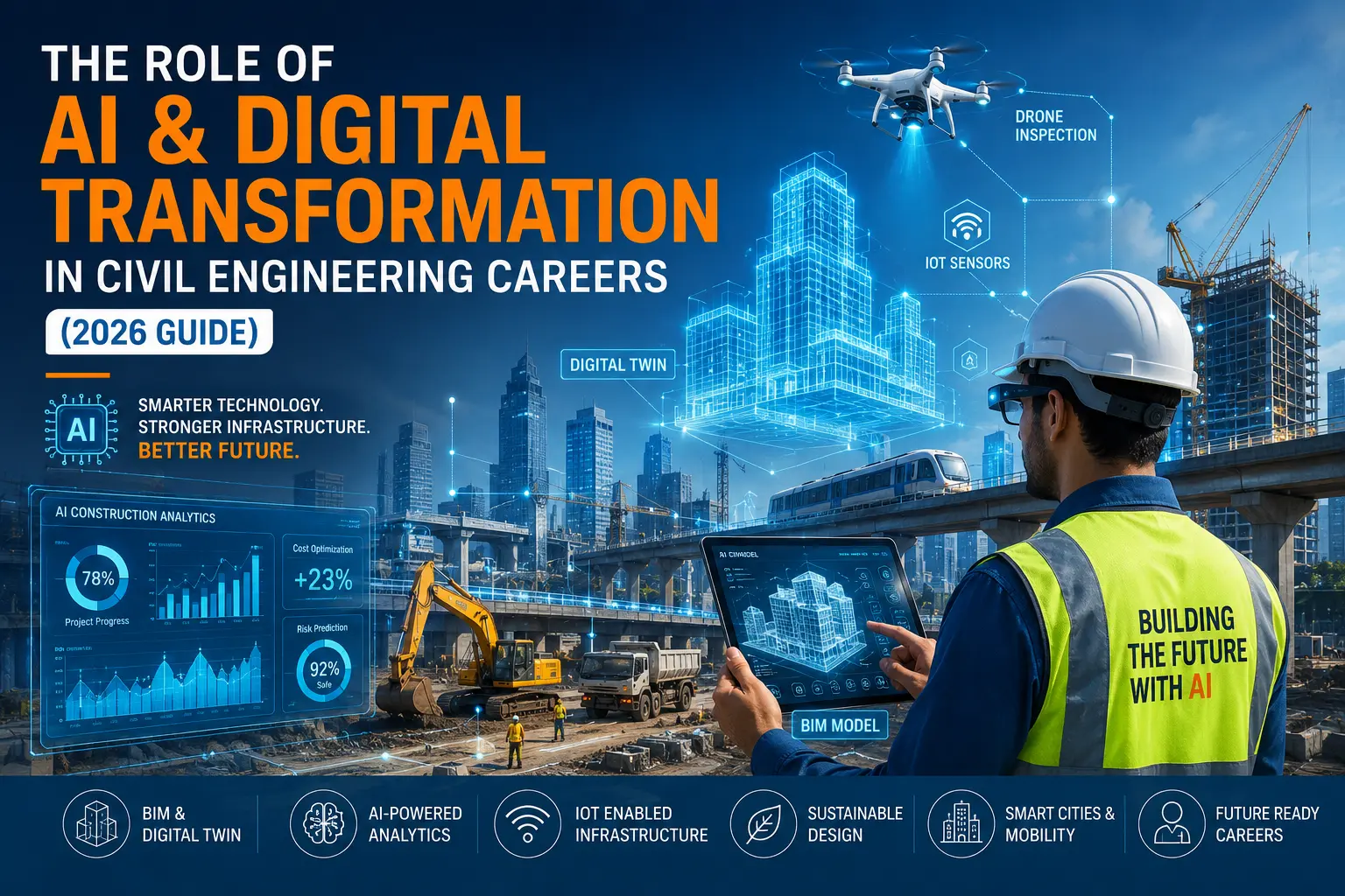 The Role of AI & Digital Transformation in Civil Engineering Careers
