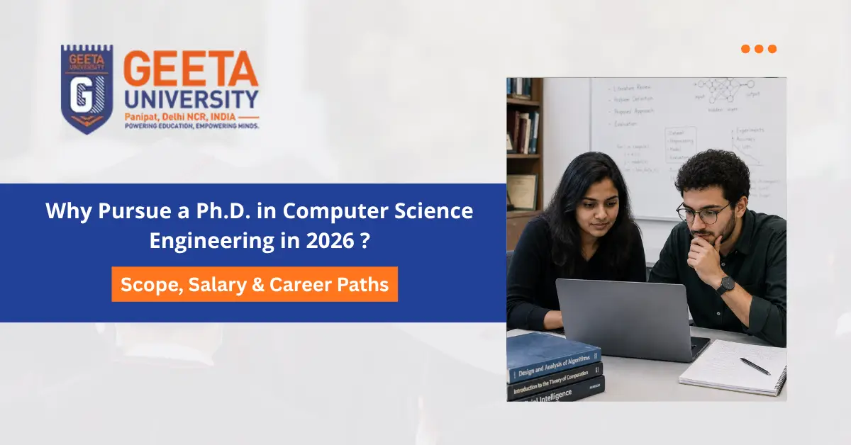 A Ph.D. in Computer Science Engineering research scholar working on AI and data science experiments in a lab at Geeta University, Delhi NCR