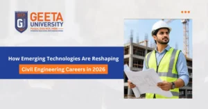 Civil engineering students using BIM, drones and digital twin technology on a smart construction site - emerging technologies in Civil Engineering reshaping careers in 2026