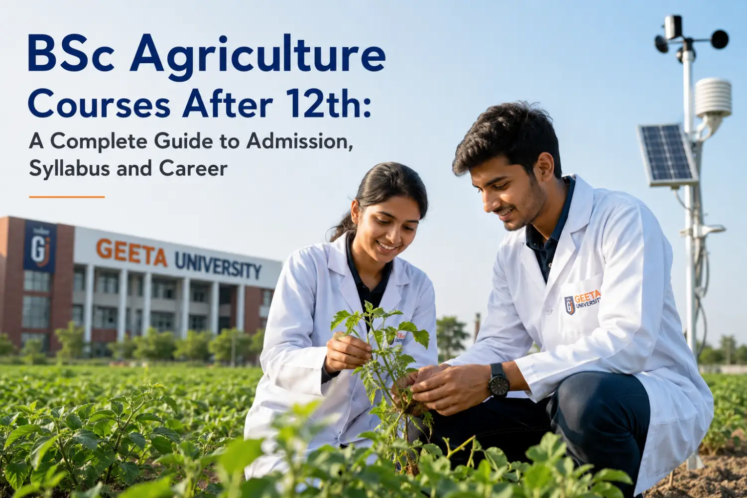 bsc agriculture courses after 12th
