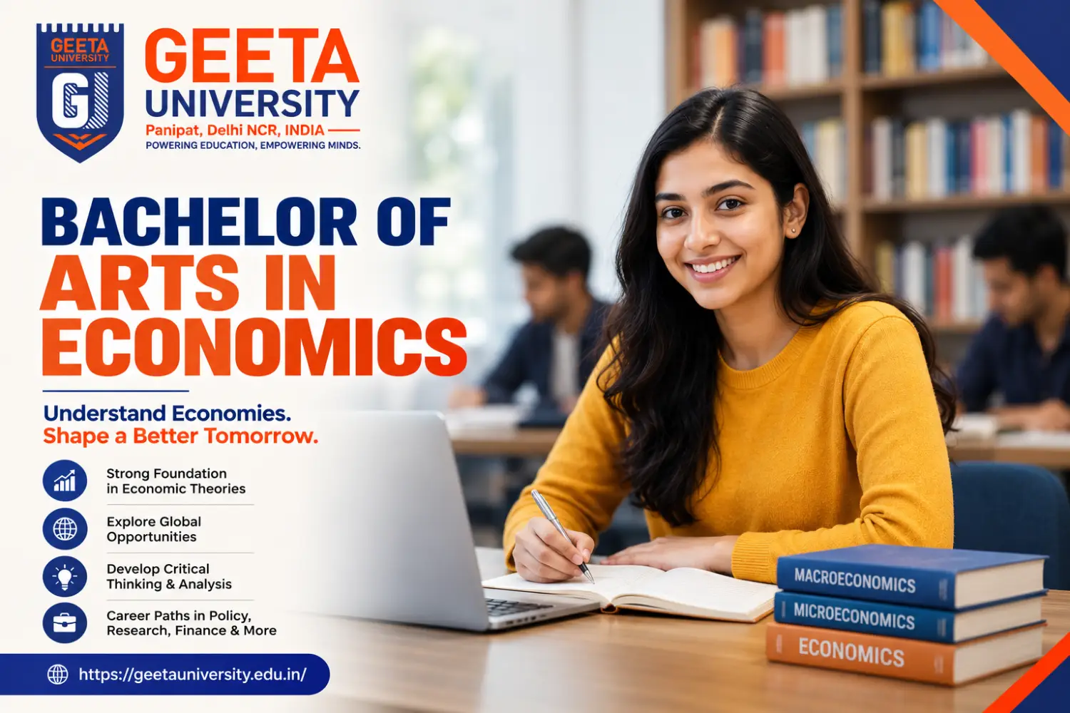 Bachelor of Arts in Economics (BA Economics)