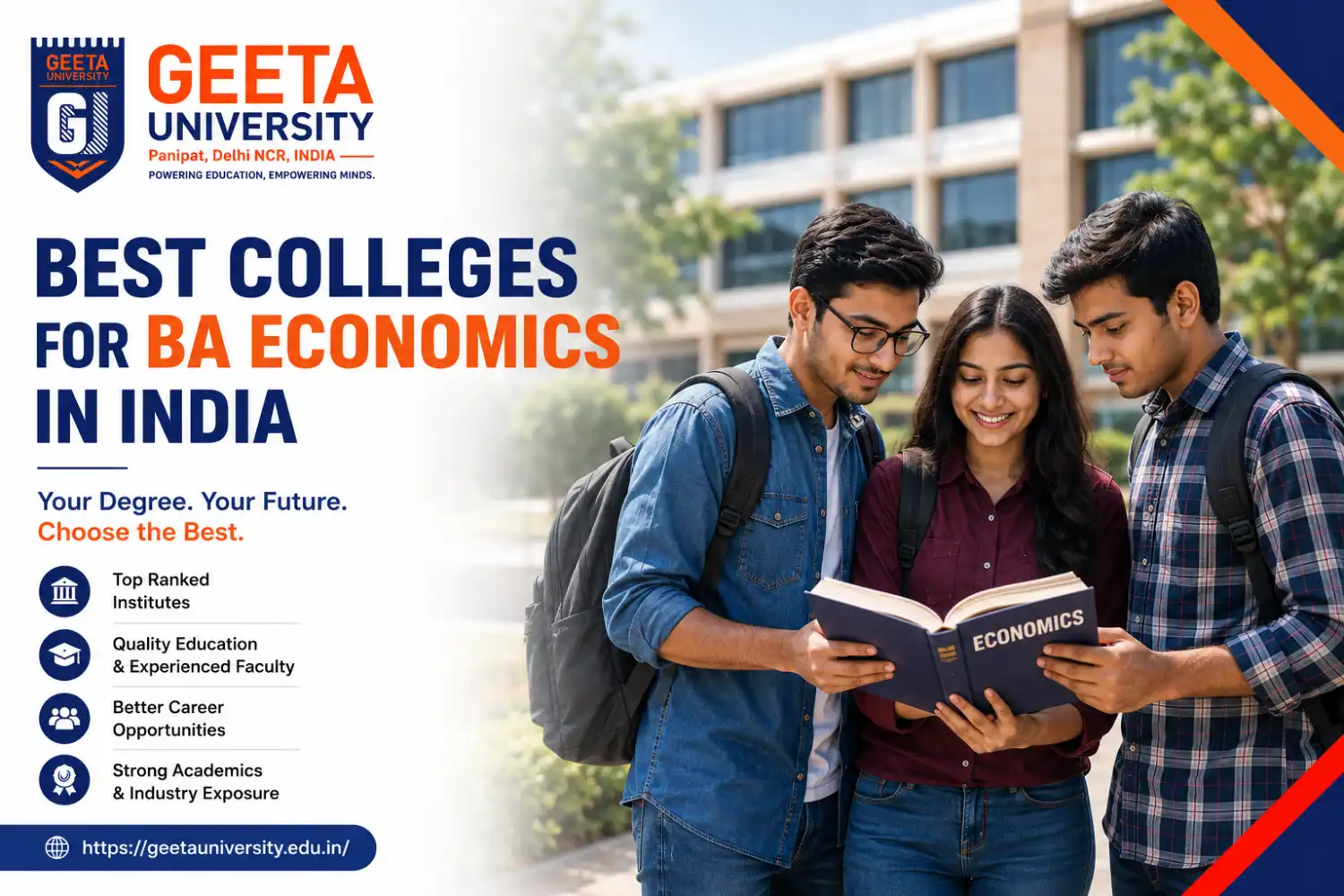 Best Colleges for BA Economics in India