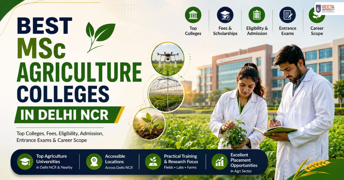 Which are the Best MSc Agriculture Colleges in Delhi NCR?