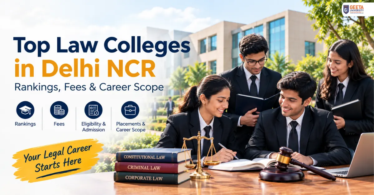 Top Law Colleges in Delhi NCR: Rankings, Fees & Career Scope