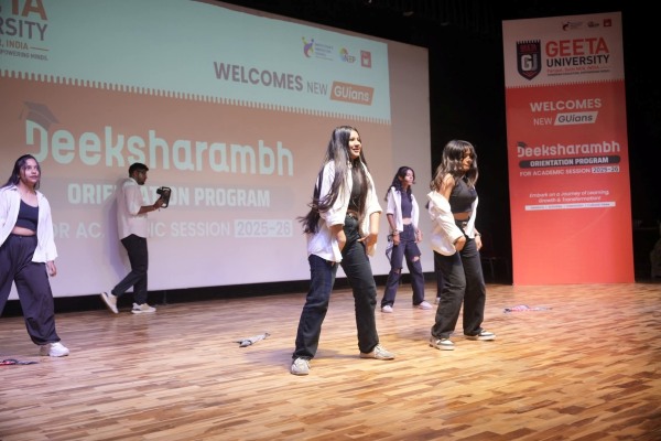 Students playing badminton
