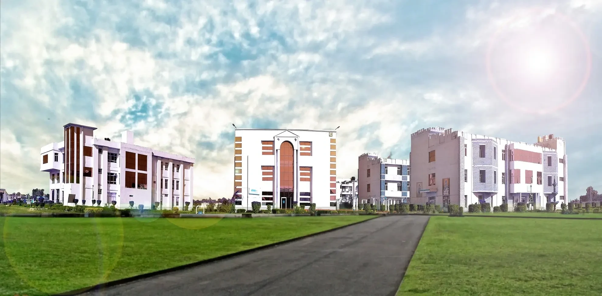 Campus view of educational institution in Panipat